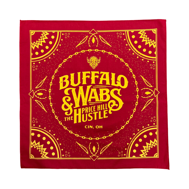 Buffalo Wabs & The Price Hill Hustle Red Banadana