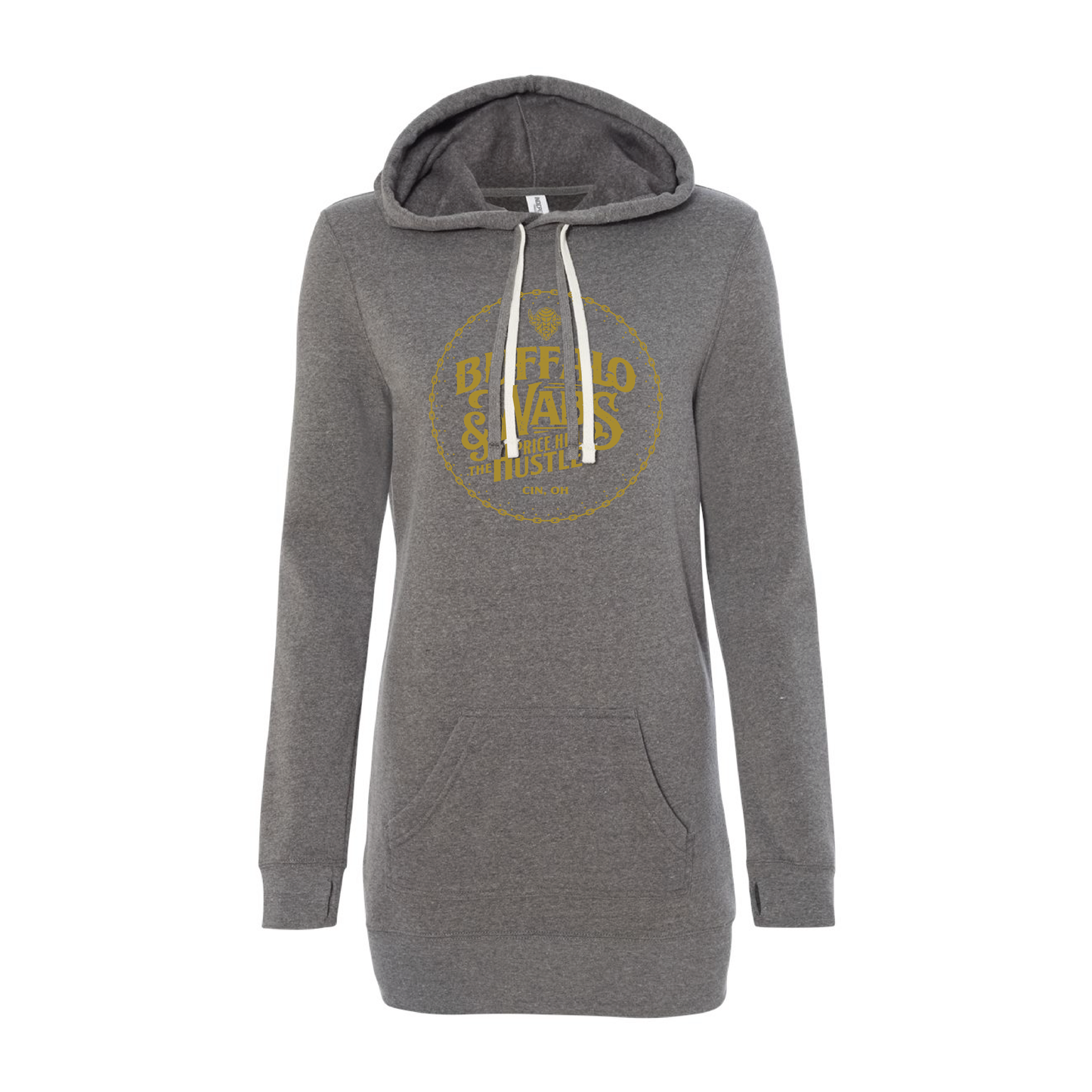 Chain Logo Womens Hoodie Dress