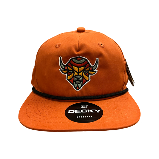 Burnt Orange Buffalo Hat
